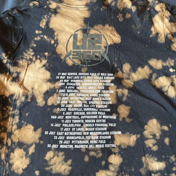 Vintage U2 2010 360 Degrees Concert Tour T Shirt. Unisex. Size XXL. - Picture 4 of 6